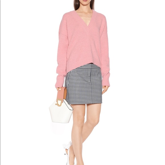 💍SOLD💍 Tibi Oversize V Neck Alpaca Blend Sweater - Picture 4 of 8